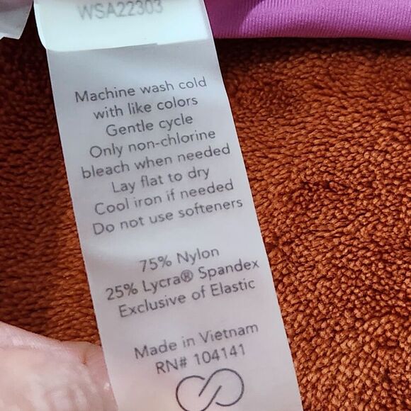 Calia Tankini Size Medium Light Purple Color Padded Wired NEW - Picture 3 of 12